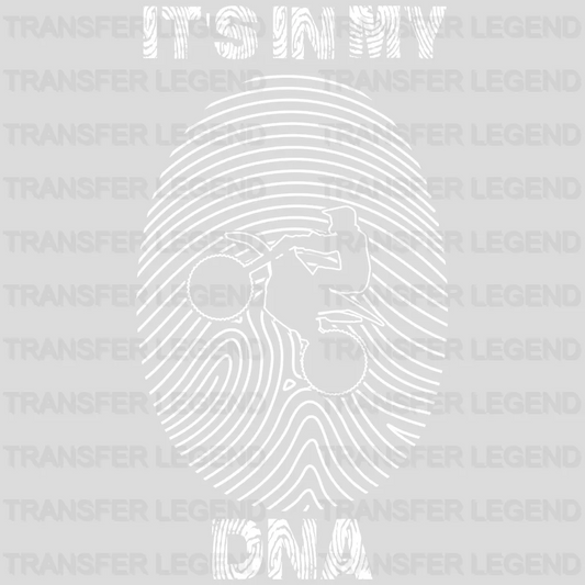 It's In My DNA - Motocycle Design DTF Heat Transfer - transferlegend