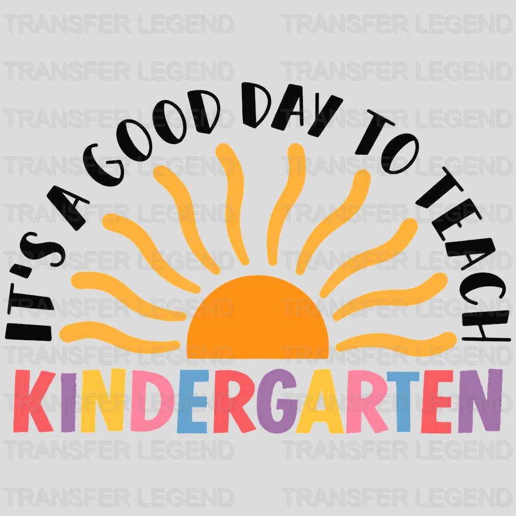 Its A Good Day To Teach 100 Days Of School Design - DTF heat transfer - transferlegend