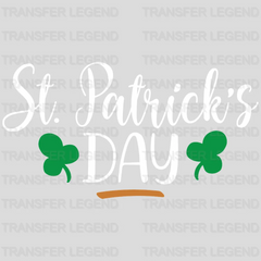 Black And White St. Patrick's Day Design - DTF heat transfer - transferlegend