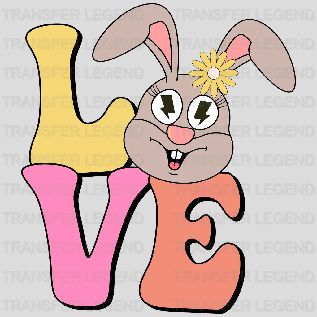 LOVE Easter Design - DTF heat transfer - transferlegend