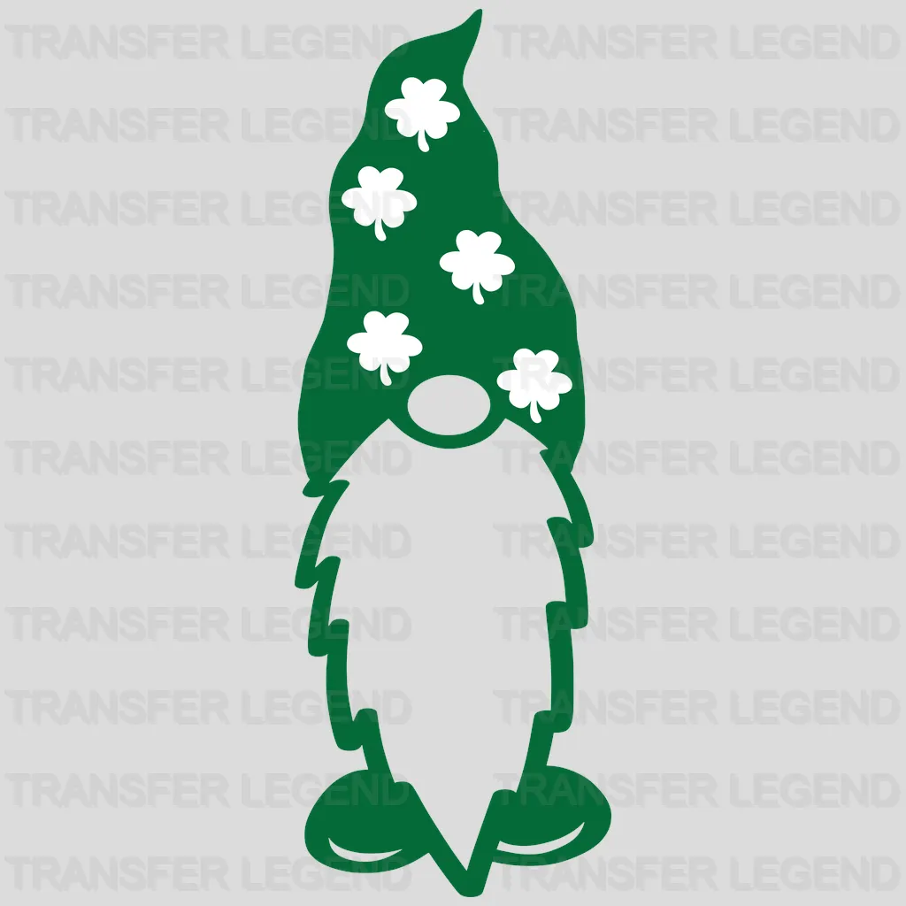 Gnomie St. Patrick's Day Design - DTF heat transfer - transferlegend