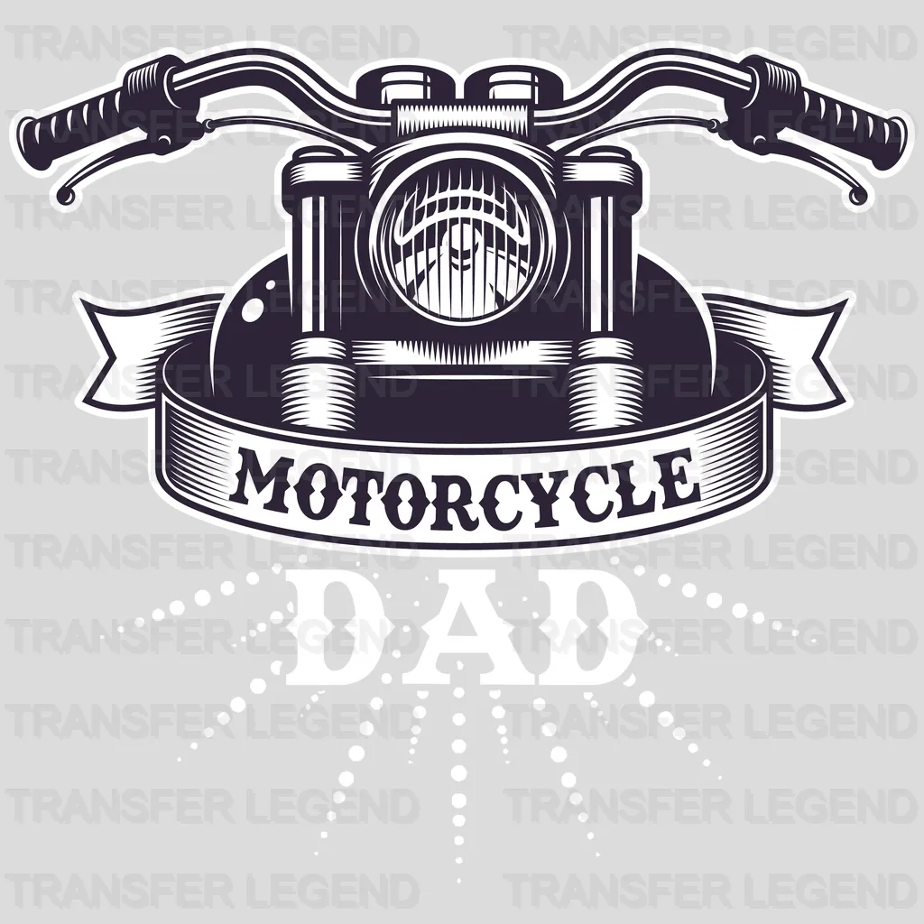 Ride With Me Dad - Motocycle Design DTF Heat Transfer - transferlegend