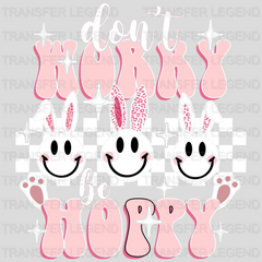 Don't Worry Be Hoppy Easter Design- DTF heat transfer - transferlegend