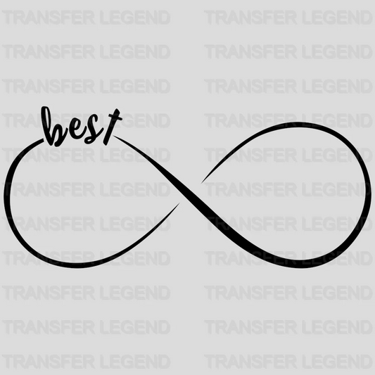 Best Friends Infinity Symbol design- DTF heat transfer - transferlegend