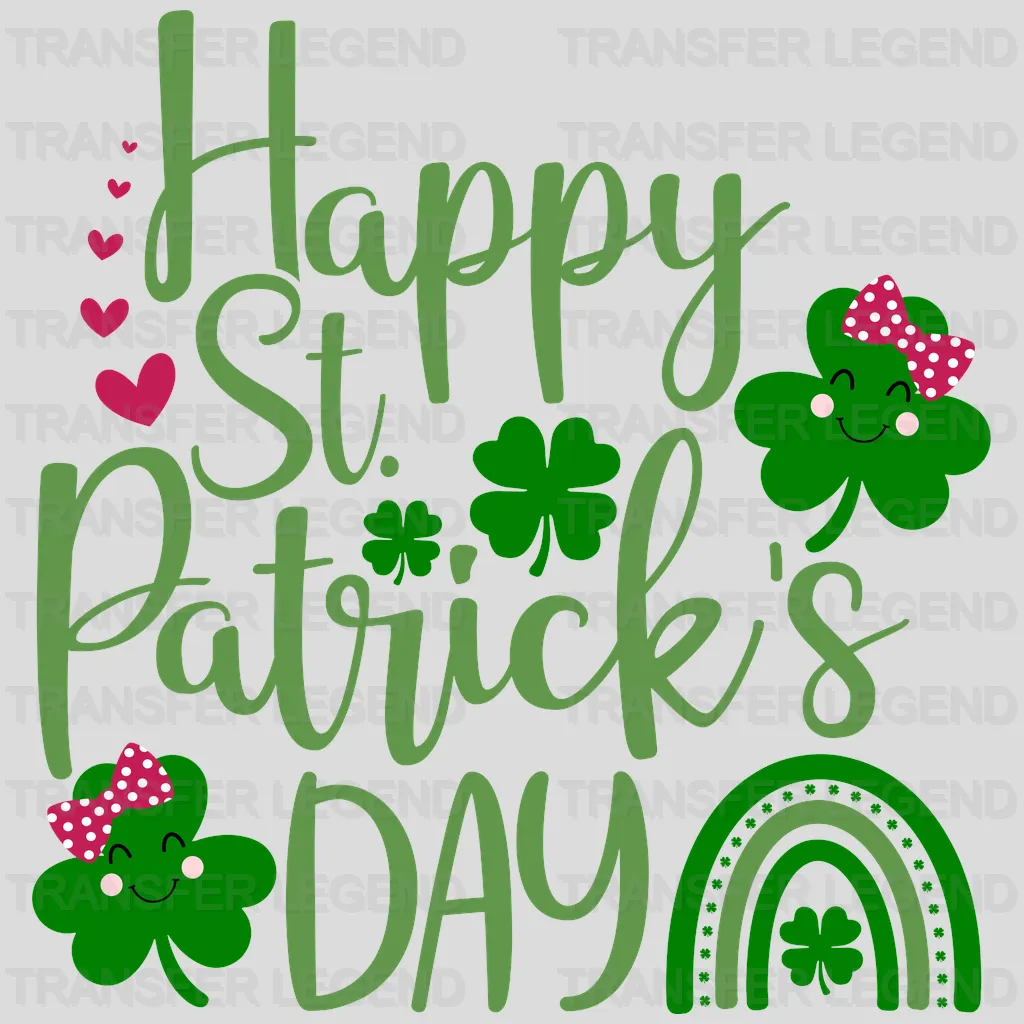 Happy St. Patrick's Day Design - DTF heat transfer - transferlegend