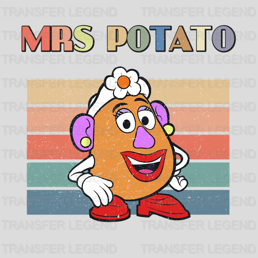 Mrs. Potato Toy Story Disney Designs - DTF Heat Transfers