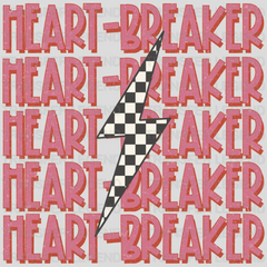 Heart Breaker Anti Valentines Design - DTF heat transfer - transferlegend