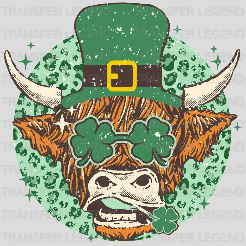 Cattle St. Patrick's Day Design - DTF heat transfer - transferlegend