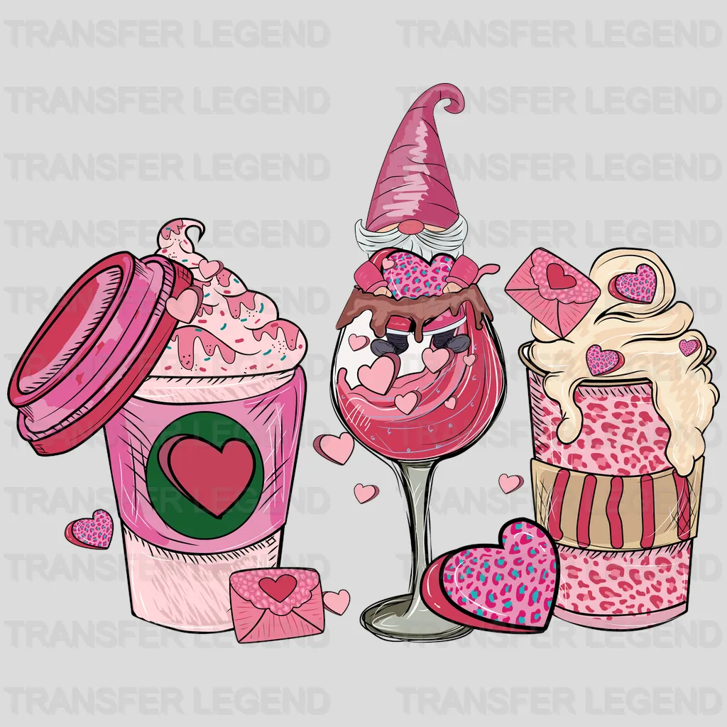 VALENTINE DRINKS - DTF heat transfer - transferlegend