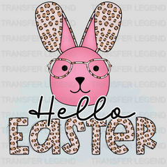 Hello Easter Bunny Design - DTF heat transfer - transferlegend