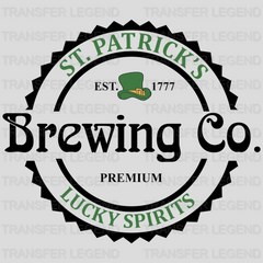 Brewing Co. St. Patrick's Day Design - DTF heat transfer - transferlegend