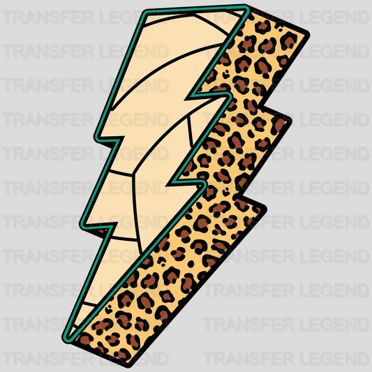 Volleyball Lightning Leopard DTF Transfer - transferlegend