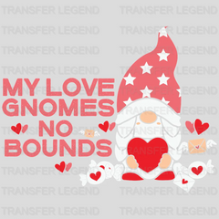 MY LOVE GNOMES NO BOUNDS - DTF heat transfer - transferlegend