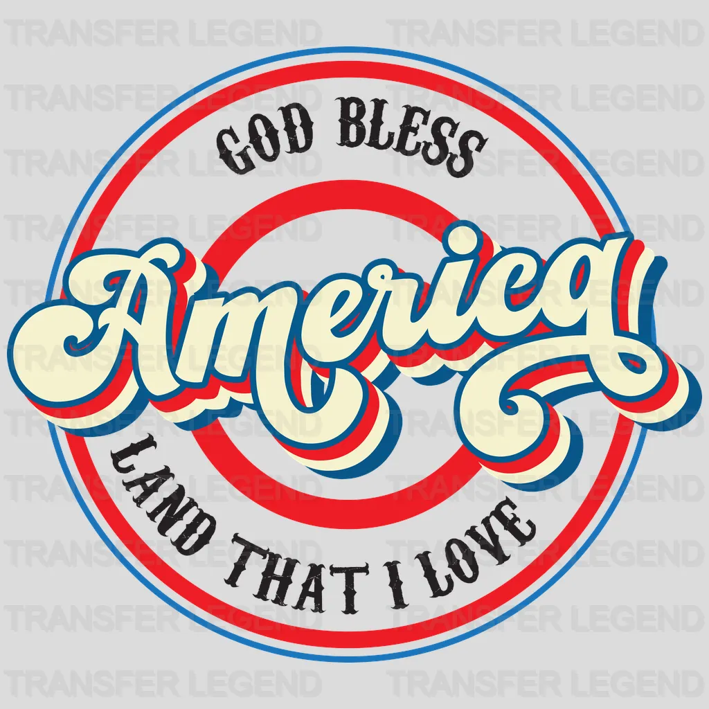 God Bless America DTF Transfer - transferlegend