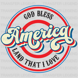 God Bless America DTF Transfer - transferlegend