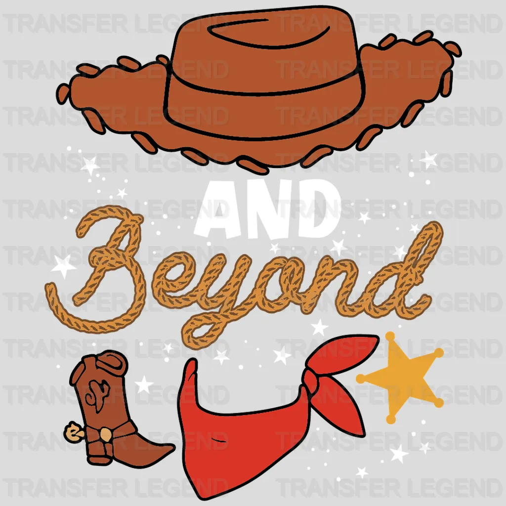 To Infinity And Beyond Toy Story Design - DTF heat transfer - transferlegend