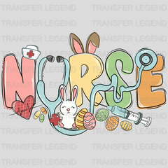 Nurse Easter Design - DTF heat transfer - transferlegend