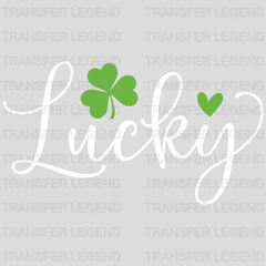 Lucky St. Patrick's Day Design - DTF heat transfer - transferlegend