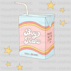 Boy Tears / Girl Tears Distressed Anti Valentines Design - DTF heat transfer - transferlegend