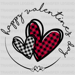 Happy Valentine Heart Valentine's Day Design - DTF heat transfer - transferlegend