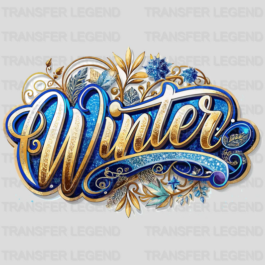 Time To Celebrate Winter Design - DTF Heat Transfers - transferlegend