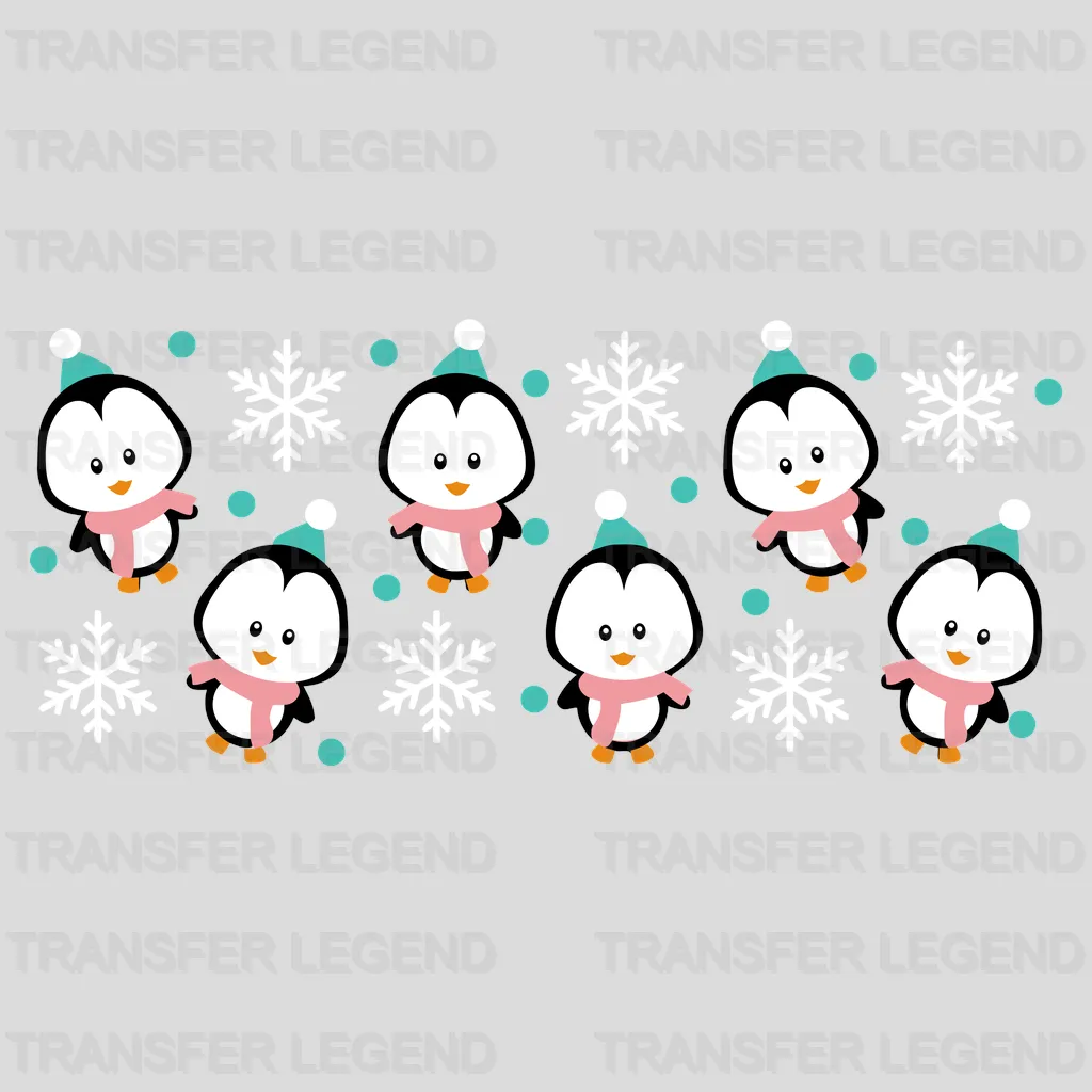 Penguins UV DTF Transfer Cup Wrap UV DTF Sticker - transferlegend