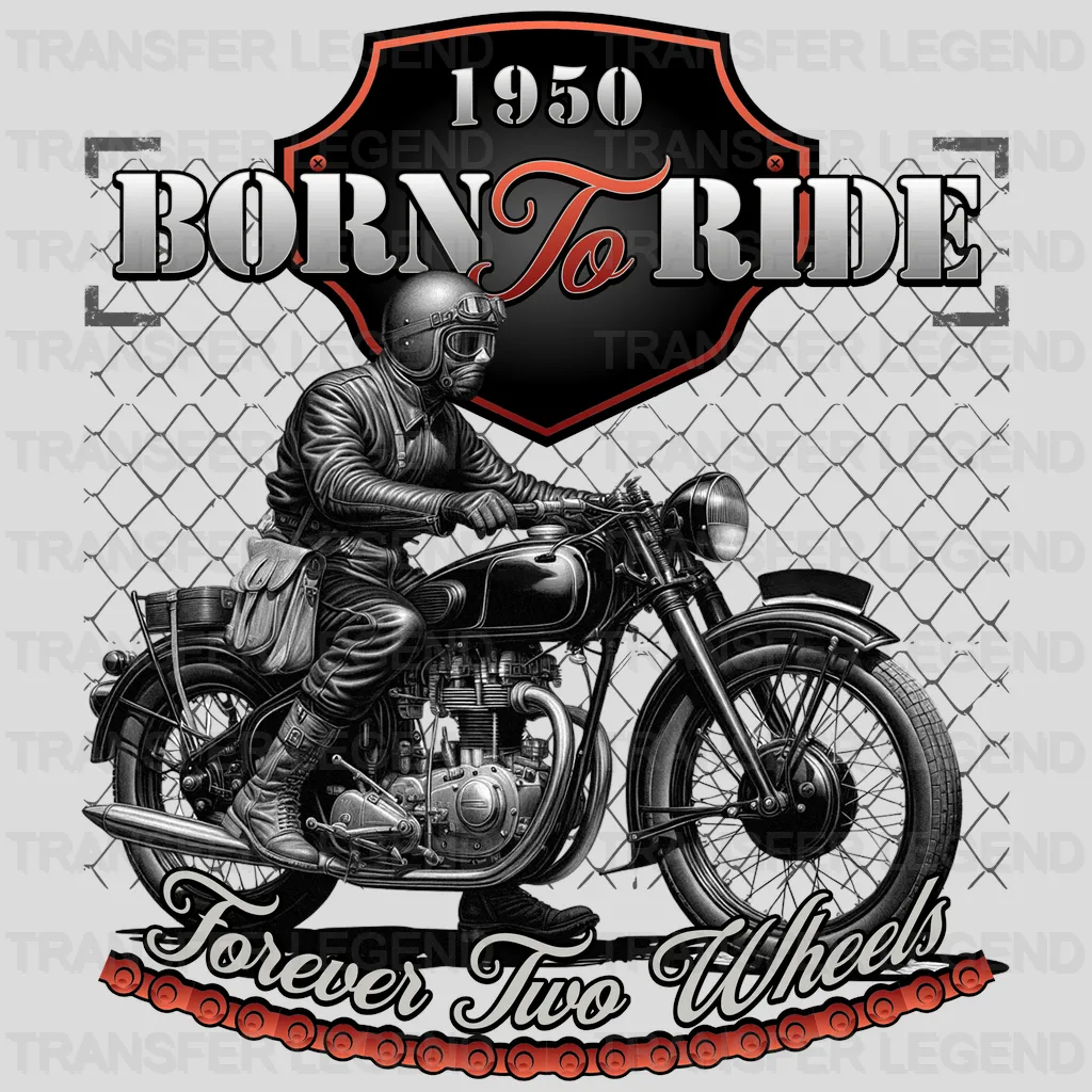 Born To Ride Streetwear Design - DTF Heat Transfer - transferlegend