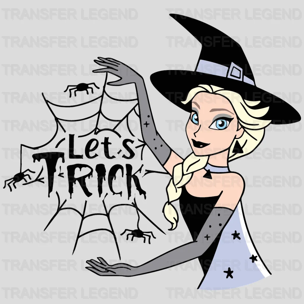 Disney Princess Let's Trick Design - DTF heat transfer - transferlegend