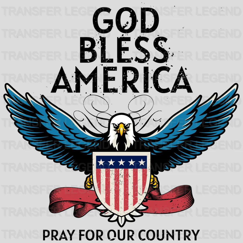 Pray For Our Country - Patriot Design DTF Heat Transfer - transferlegend