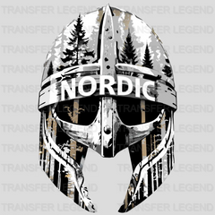 Nordic Fight Helmet Nordic Design - DTF Heat Transfer - transferlegend