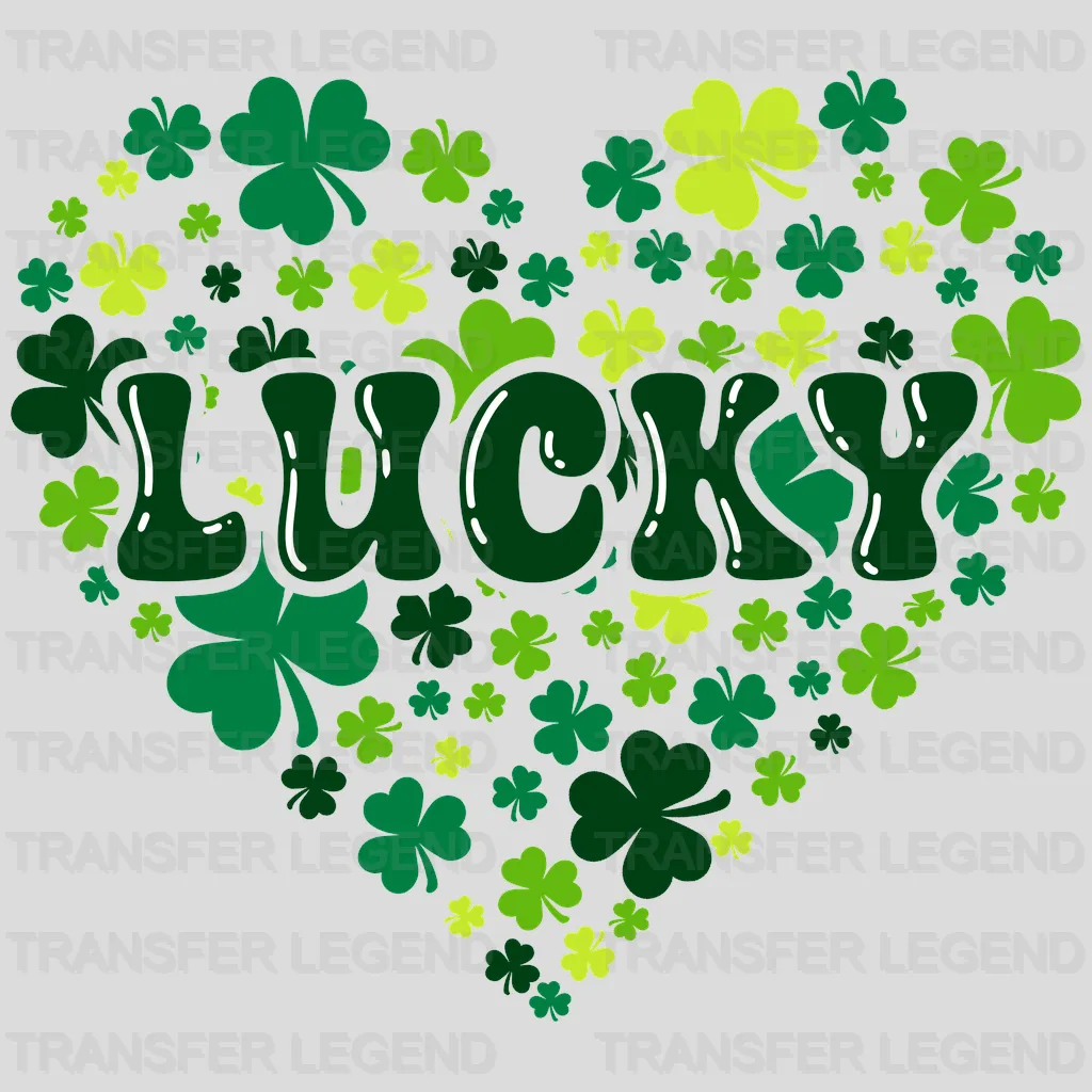 St. Patrick's Day Lucky Design - DTF heat transfer - transferlegend