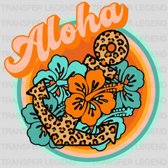 Aloha Flowers DTF Transfer - transferlegend