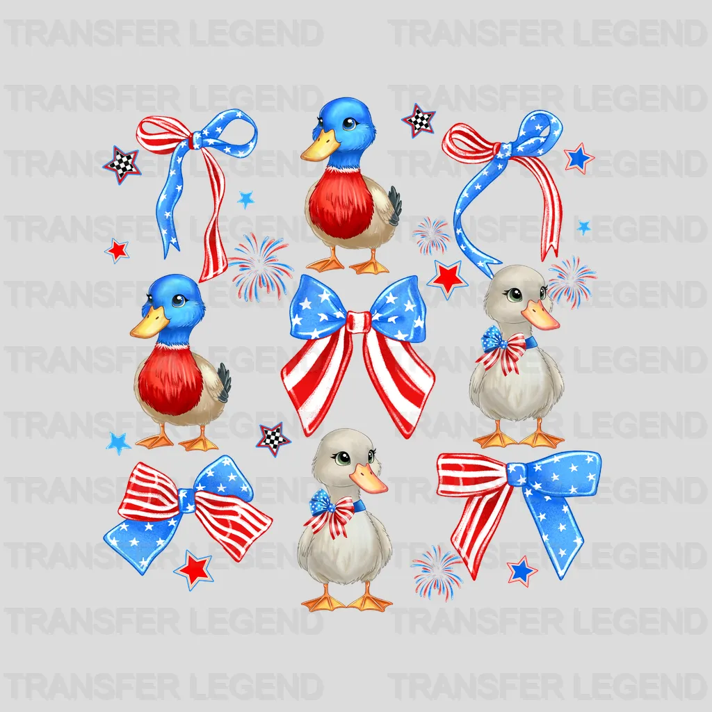 Celebrate Goose 4th July Design - DTF Heat Transfers - transferlegend