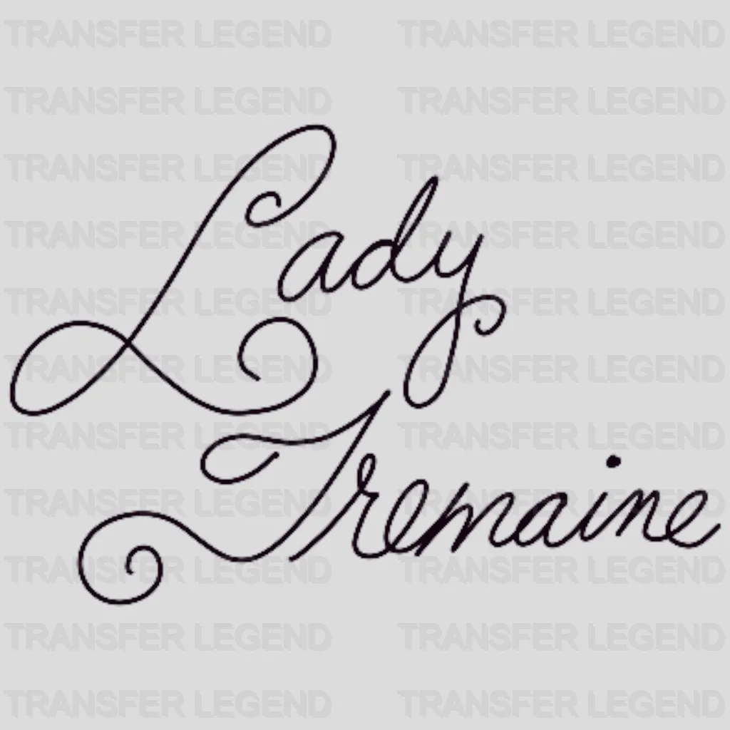 Disney Character Lady Trem Design - DTF heat transfer - transferlegend