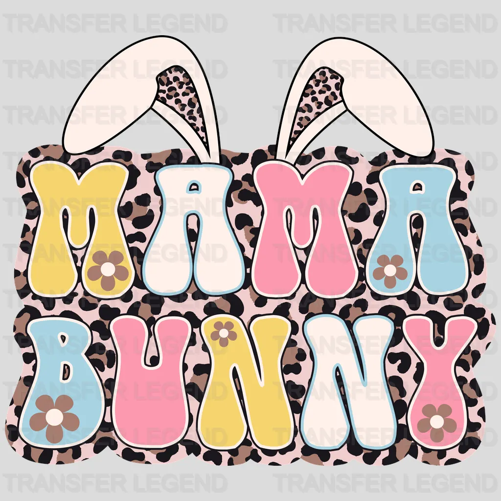 Mama Bunny Easter Design - DTF heat transfer - transferlegend