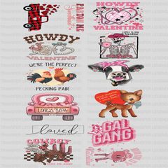 Valentine's Premade Gang sheet-22X60 - transferlegend