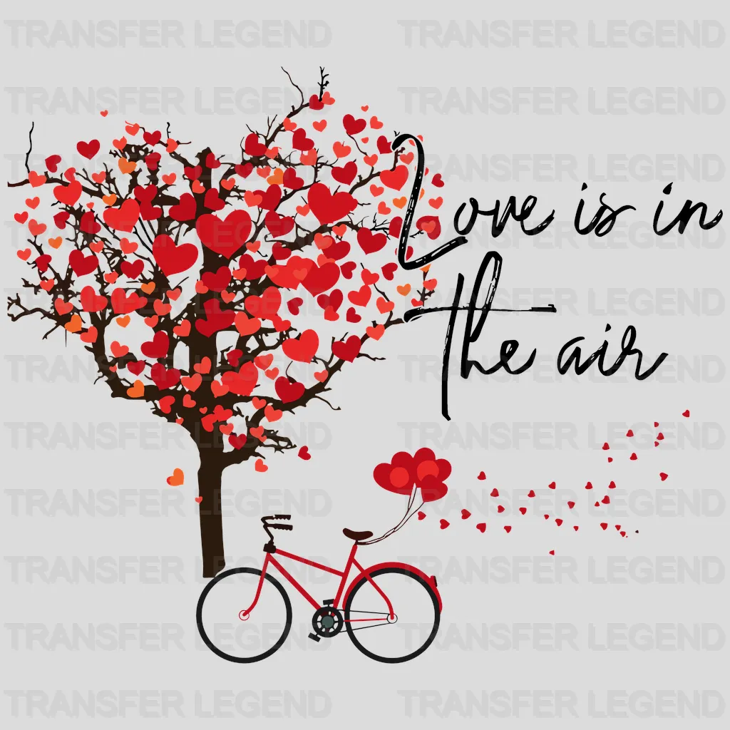 Love Is In The Air Valentine's Day Design - DTF heat transfer - transferlegend