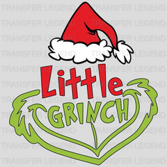 Mama Papa Little Family Grinch Face Design, Christmas Design, Dtf Heat Transfer - transferlegend