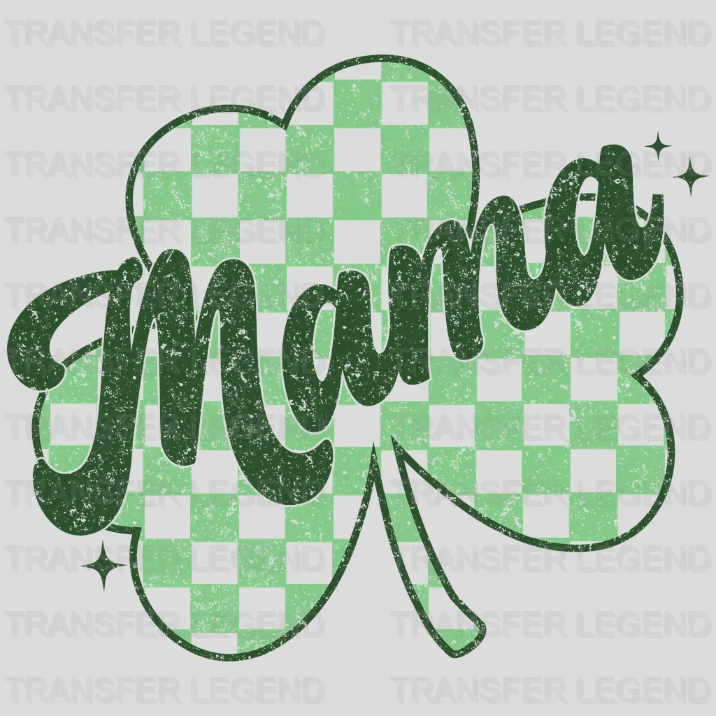 Clover Mama St. Patrick's Day Design - DTF heat transfer - transferlegend