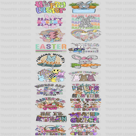 EASTER Premade Gang sheet - 20 PCS 10 INCH - transferlegend