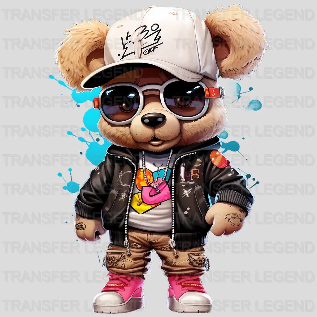 Happy Kid Bear Teddy Design - DTF Heat Transfer - transferlegend