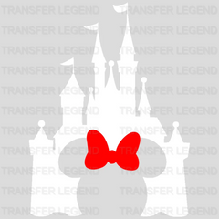 Disney Minnie Head Castle Design - DTF heat transfer - transferlegend