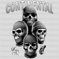 Continental Face Streetwear Design - DTF Heat Transfer - transferlegend