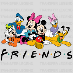 Disney Characters Friends - Mickey - Minnie - Duffy Duck - Daisy Duck - Goofy - Pluto  Design - DTF heat transfer - transferlegend