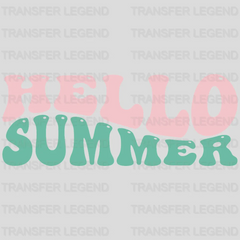 Hello Summer UV DTF Transfer Cup Wrap UV DTF Sticker - transferlegend