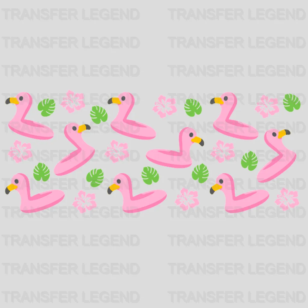 Birds And Flowers UV DTF Transfer Cup Wrap UV DTF Sticker - transferlegend