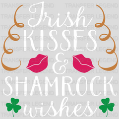 Shamrock Wishes St. Patrick's Day Design - DTF heat transfer - transferlegend