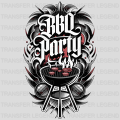 BBQ Time Party Design - DTF Heat Transfer - transferlegend