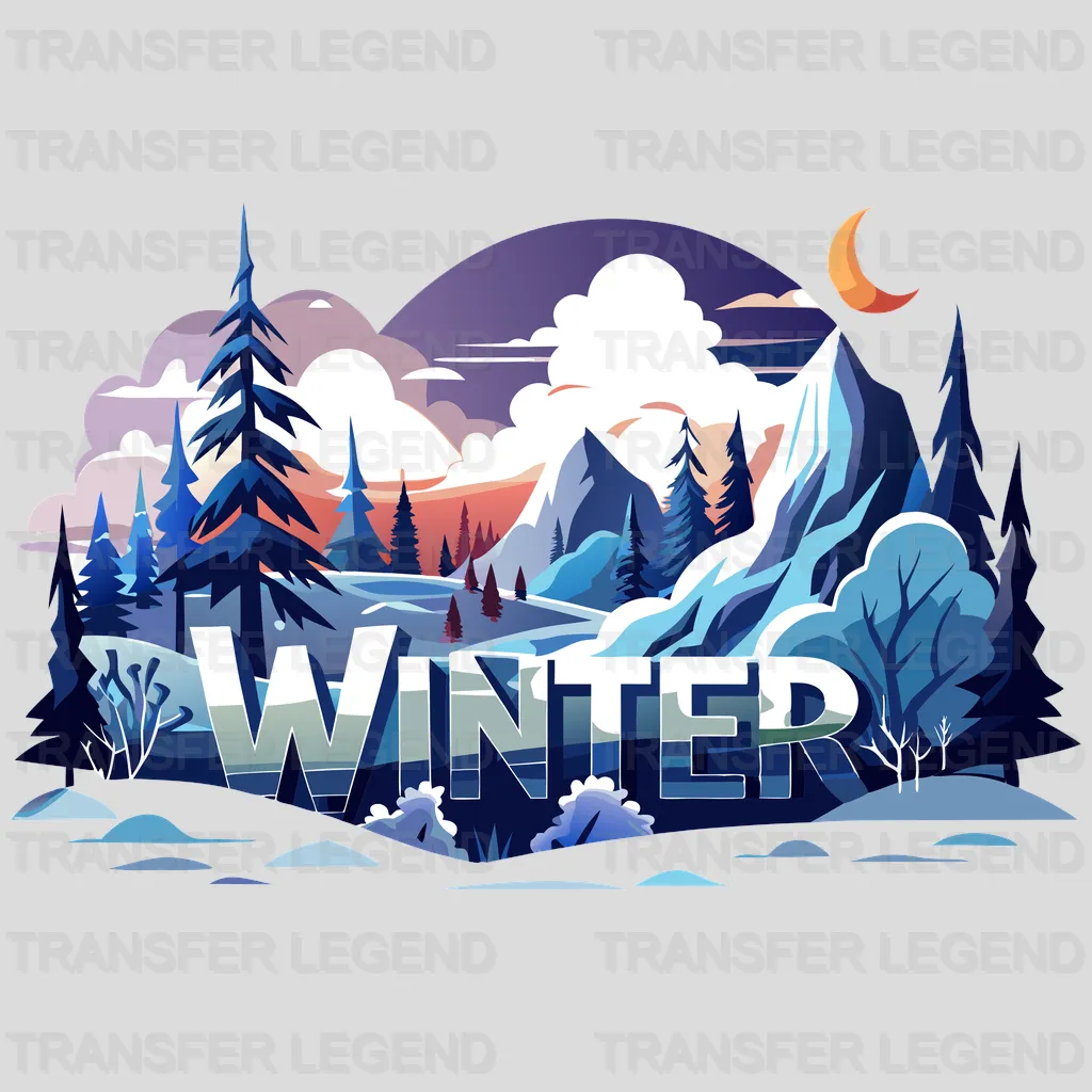 Cold And Warm Winter Design - DTF Heat Transfers - transferlegend