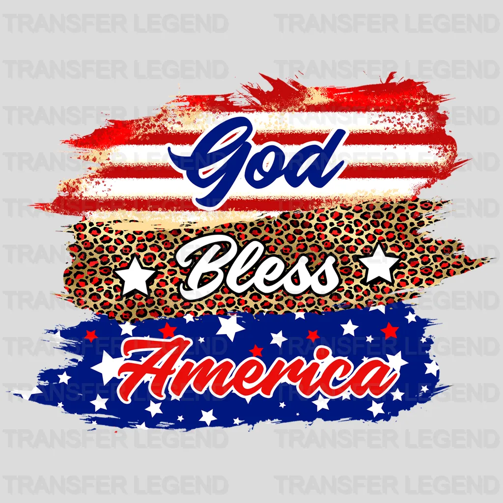 God Bless American DTF Transfer - transferlegend